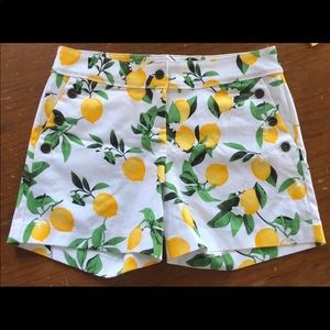 Isaac Mizrahi lemon print shorts